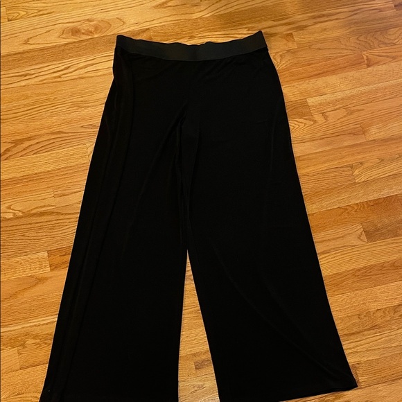 Alfani Pants - Alfani Black Wide-Leg Dress Pants